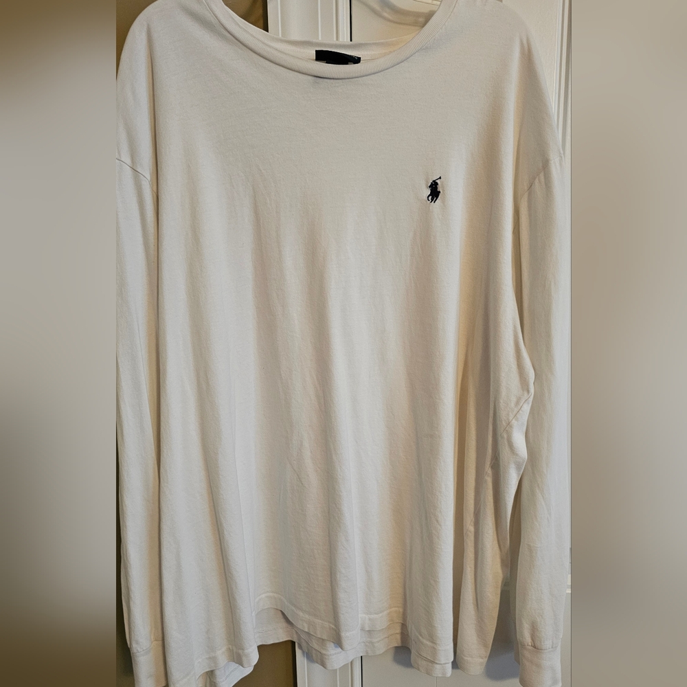 Polo Ralph Lauren - Long Sleeve T Shirt - White 2XL